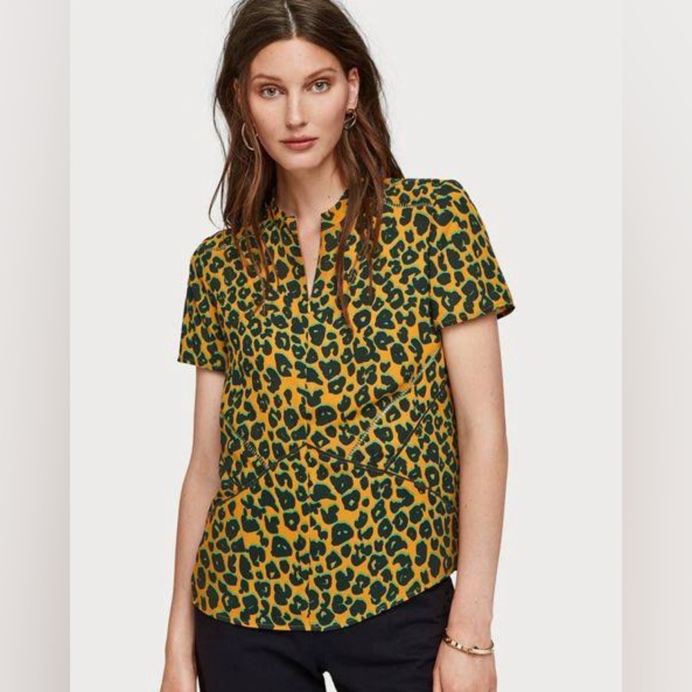 Scotch & Soda S Animal Print Top
